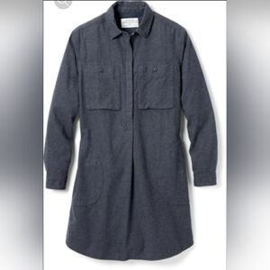 REI organic Cotton Wallace Lake Flannel Dress Women's Medium [194]